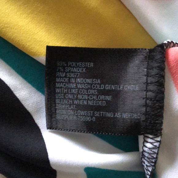 Worthington size large stretch, color block, swing dress. Size XL. Comfy. NWOT - Picture 5 of 6